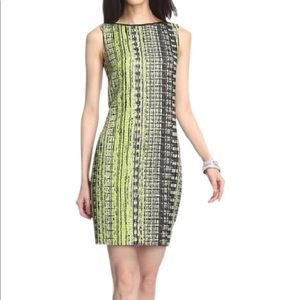 👗Elie Tahari Alyse dress in margarita/black 👗